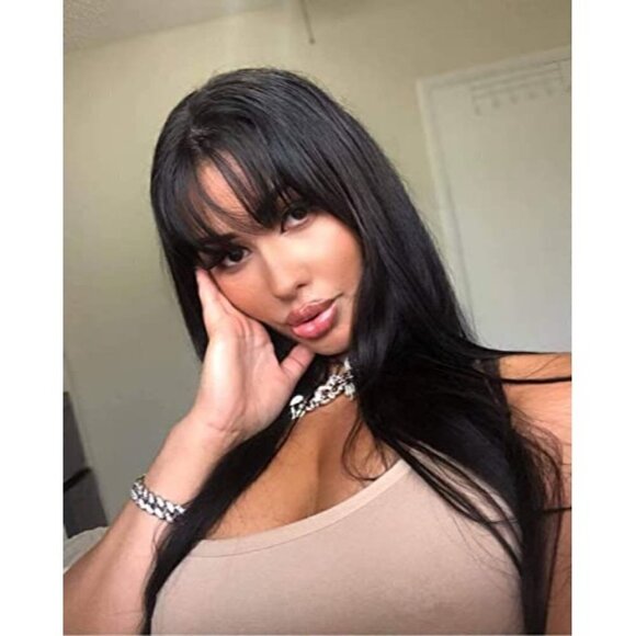 NECKLACE 18k white gold diamond cut cuban link chain stainless steel jewelry NWT - Picture 2 of 9